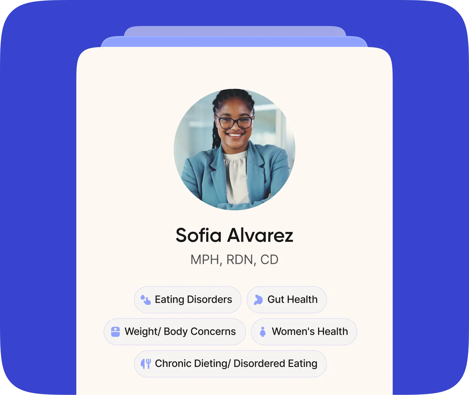 Get matched with your perfect RD